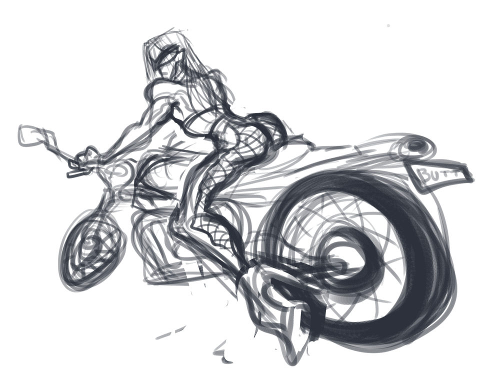 XxDuncanDonutxX on X: I can't draw motorbikes sorry.. but this