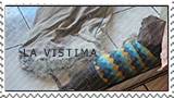 Groovy's stamp banner of bob the weenie dog, captioned La Vistima